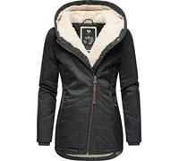 Ragwear Gordon Chaqueta de invierno impermeable para mujer con costuras decorativas y capucha suave, tallas XS-XXL, M