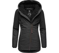 Ragwear Gordon Intl - Chaqueta de invierno para mujer con costuras decorativas y capucha acogedora Gordon Intl XS-XXL, Black22., XS