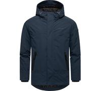 Ragwear Hatar - Chaqueta corta de invierno para hombre, impermeable y transpirable, con capucha, S-3XL, Navy24, M