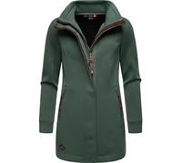Ragwear Letrice Bonded XS-6XL - Abrigo de entretiempo para mujer, ligero, cortavientos, cuello alto, Pine Green, M