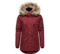 Ragwear Parca de invierno 'Tawny Short' rojo vino L EUR