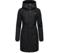Ragwear - Parka de invierno cálido para mujer Jannisa Intl XS-6XL, Negro , M