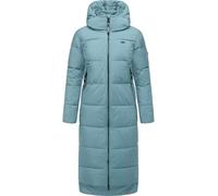 Ragwear Patrise YOUMODO XS-6XL Abrigo de invierno para mujer, cálido, impermeable y transpirable, extra largo con capucha, Stone Blue25, XL