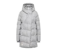 Ragwear Pavla Abrigo de invierno para mujer, abrigo acolchado largo con capucha (DE/NL/SE/PL, alfanumérico, M, regular, regular, gris claro), gris claro, M
