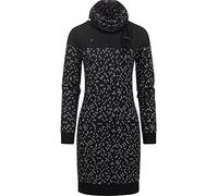 Ragwear Vestido de invierno para mujer de manga larga Chloe Dress XS-6XL, Black22., M alto