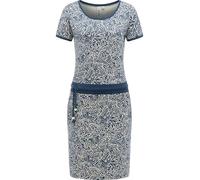 Ragwear Vestido de verano de manga corta para mujer, ligero, con estampado de moda, vestido de playa con bolsillos, Baomi Zoo YOUMODO XS-3XL, midnight, XL