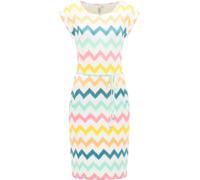 Ragwear Vestido de verano 'Taggien' amarillo / petróleo / rosa / blanco 36xTallas normales amarillo / petróleo / rosa / blanco