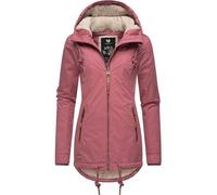 Ragwear Zuzka - Chaqueta de invierno para mujer, corta, impermeable, con capucha, tallas XS-6XL, Dusty Rose023, S