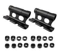 Ragyzity Soporte de horquilla de bicicleta, 2 unidades de bloque de horquilla de bicicleta, soporte de eje pasante MTB de liberación rápida, marco de soporte de horquilla de bicicleta de aleación de