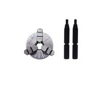 RAHBI K01-50 Mini mandril de torno 63 80, mandril de mano for carpintería de 3 mandíbulas con varilla de tornillo de rosca de montaje, herramienta de mandril de torno autocentrante leisurely (Size :