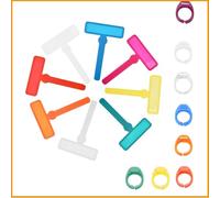 Raheem 8 piezas de herramientas de lectura para dislexia para niños, tiras de lectura guiadas de colores y anillos de dedos, ideales para mejorar la concentración, reducir la tensión ocular y ayudar