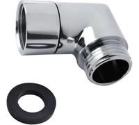 Raheem Adaptador de ducha de mano de 90 grados, conector de manguera de ducha, adaptador con arandelas, cabezal de ducha articulado, cabezal de ducha para ducha de mano, conector de brazo de ducha