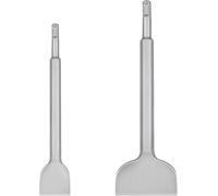 Raheem Juego de 2 cinceles SDS Plus de acero 40CR de 280 x 100 mm y cincel plano de 250 x 40 mm SDS para martillo perforador, adecuado para eliminación de azulejos, adhesivo para azulejos, hormigón