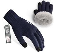Rahhint Guantes Lana Invierno para Niños y Niñas Guantes Termicos Niños Guantes de Punto de Lana Térmica para Niños Pequeños con Forro Polar Aislado para Niños Niñas de 3-15 Años