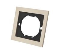 Rahmen de ABS Blanco cálido, 1 módulo para interruptores y tomas de corriente X1 - WESA