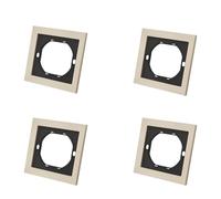 Rahmen de ABS Blanco cálido, 1 módulo para interruptores y tomas de corriente X4 - WESA