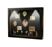 Rahmen - Holz Relief Silhouette Mit Beleuchtung | Künstlerischer Mini Bilderrahmen Für Zuhause, Wohnzimmer, Schlafzimmer, Büro, Hotel | Geschenk Und Dekoration