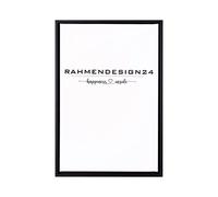 Rahmendesign24 Oslo - Marco de sombra para cuadros y lienzos, 60 x 80 cm, color negro mate