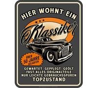 RAHMENLOS Señal metálica, Gris, 17 x 22