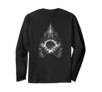 Rahu Thai Eclipse Demonio de una mitología Oscura Manga Larga