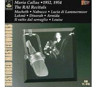 Rai Recitals 1952-1954 by Maria Callas