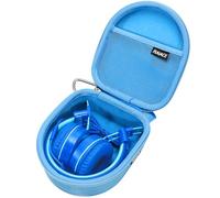 RAIACE Estuche de Almacenamiento para Auriculares Compatible con Noot Products K11/K22/iClever HS 14/Elecder i37/i36/POWMEE M2 Auriculares para niños (Solo Estuche)-Azul