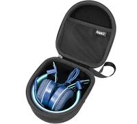RAIACE Estuche de Almacenamiento para Auriculares Compatible con Noot Products K11/K22/iClever HS 14/Elecder i37/i36/POWMEE M2 Auriculares para niños (Solo Estuche)-Negro