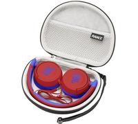RAIACE Estuche rígido de Almacenamiento Compatible con Auriculares supraurales para niños JBL Jr310. (Solo Estuche) (Forro Gris)