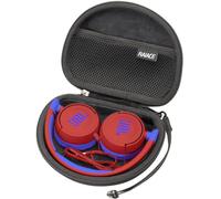 RAIACE Estuche rígido de Almacenamiento Compatible con Auriculares supraurales para niños JBL Jr310. (Solo Estuche) (Forro Negro)
