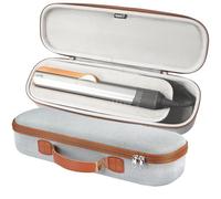 RAIACE Estuche rígido de Almacenamiento Compatible con la Bolsa de Viaje para el alisador Dyson Airstrait. (Solo Estuche)-Gris