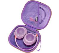 RAIACE Funda para auriculares JBL JR 460 NC y accesorios, funda protectora de transporte, color morado
