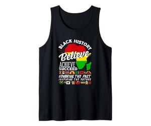 Raíces africanas La Historia Negra cree Que logra el Futuro Pasado Camiseta sin Mangas