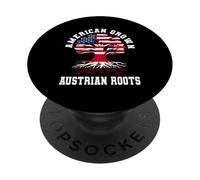 Raíces austriacas cultivadas en Estados Unidos América Austria Heritage PopSockets PopGrip Adhesivo
