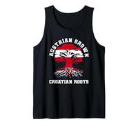 Raíces croatas cultivadas en Austria Croacia Herencia Camiseta sin Mangas
