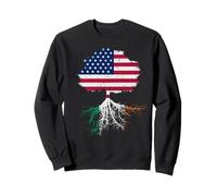 Raíces de árboles irlandeses americanos cultivados Día de San Patricio Sudadera