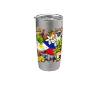 Raíces filipinas Herencia filipina Bandera de Filipinas Vaso térmico de acero inoxidable de doble pared