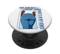 Raíces Gruesas Identidad Afrocéntrica Resiliencia Belleza PopSockets PopGrip Adhesivo