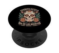 Raíces Indígenas Mexicanas Dia de los Muertos Espíritu Azteca PopSockets PopGrip Adhesivo