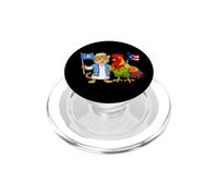 Raíces puertorriqueña Somalíes Bandera Puerto Rico Somalia PopSockets PopGrip para MagSafe