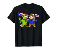 Raíces Puertorriqueñas-Costarricenses Bandera Puerto Rico Camiseta