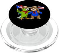 Raíces Puertorriqueñas-Costarricenses Bandera Puerto Rico PopSockets PopGrip para MagSafe