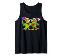 Raíces Puertorriqueñas-Dominicanas Bandera Puerto Rico Camiseta sin Mangas