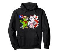 Raíces Puertorriqueñas-Japonesas Bandera Puerto Rico Japón Sudadera con Capucha