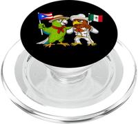 Raíces Puertorriqueñas-Mexicanas Bandera Puerto Rico México PopSockets PopGrip para MagSafe