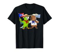 Raíces Puertorriqueñas-Uruguayas Bandera Puerto Rico Uruguay Camiseta