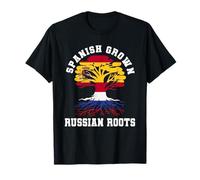 Raíces rusas cultivadas en español España Rusia Ascendencia Camiseta