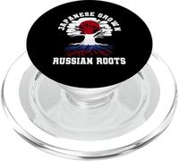 Raíces rusas cultivadas japonesas Japón Rusia Ascendencia PopSockets PopGrip para MagSafe