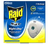 Raid Electric Night&Day - Recarga moscas de mosquito/tigres, 240 horas - Lote de 3