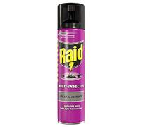 Raid Insecticida Multi-Insectos, para todo tipo de insectos, eficacia inmediata, 1 aerosol 400ml