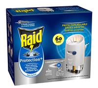 Raid Insecticidas domésticas eléctrico líquido difusor protección + 60 noches